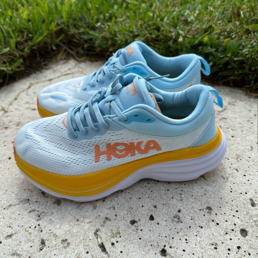 Hoka One One Bondi 8 Summer Song Women’s Running Shoe Size 7.5 B